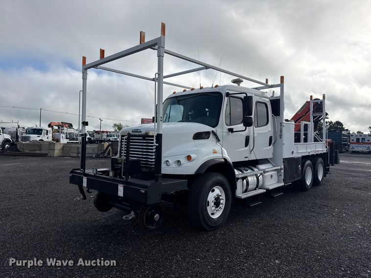 2012 Freightliner Business Class M2 crew cab crane truck - EG9026