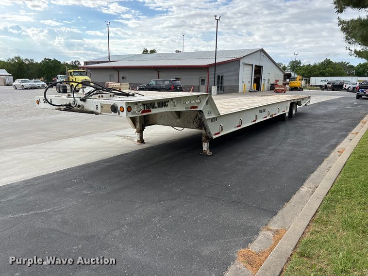 1991 Trail King TK70HT-462 drop deck equipment trailer - EO4246