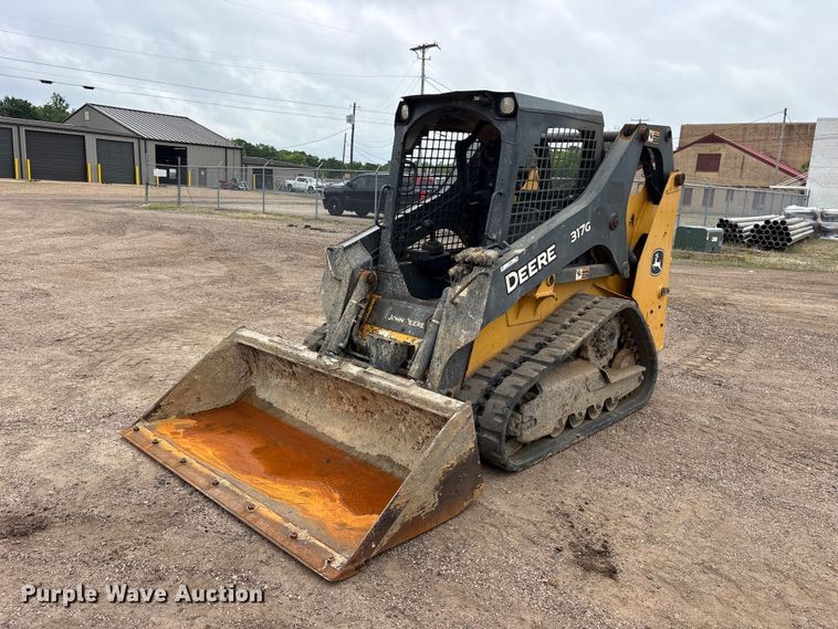 2017 John Deere 317G tracked skid steer loader - ET2026