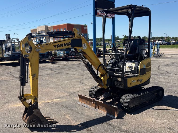 2018 Yanmar VIO17-A mini excavator - EV2980