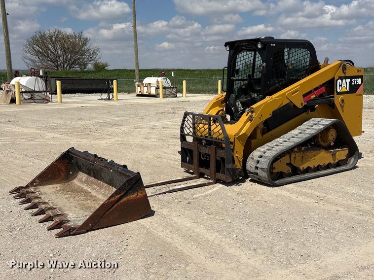 2015 Caterpillar 279D tracked skid steer loader - FG2972