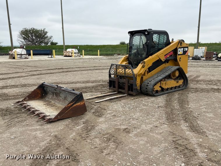 2015 Caterpillar 279D tracked skid steer loader - FG2972