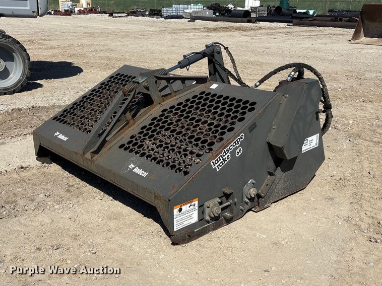 2013 Bobcat LR6B skid steer landscape rake - FG2984