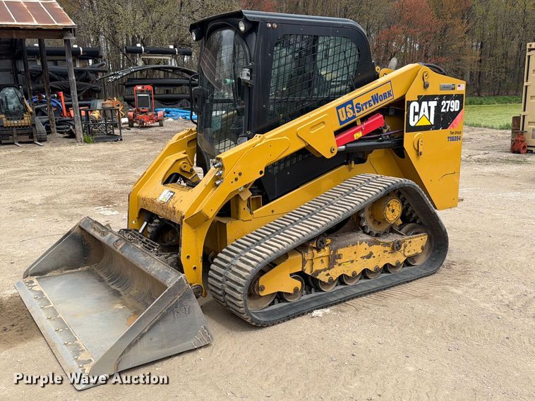 2019 Caterpillar 279D tracked skid steer loader - FK0145