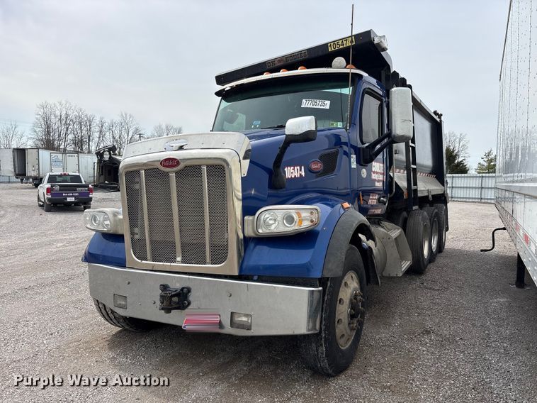 2018 Peterbilt 567 dump truck - YA2873