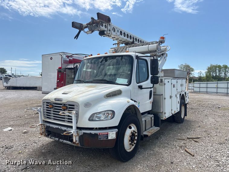 2014 Freightliner Business Class M2 cable placer bucket truck - YA3093