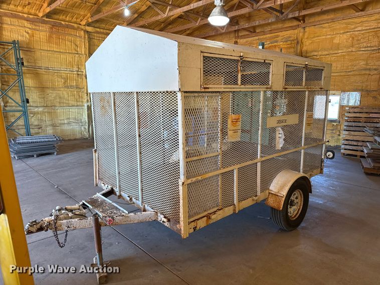 Shop built recycling trailer - EW4555