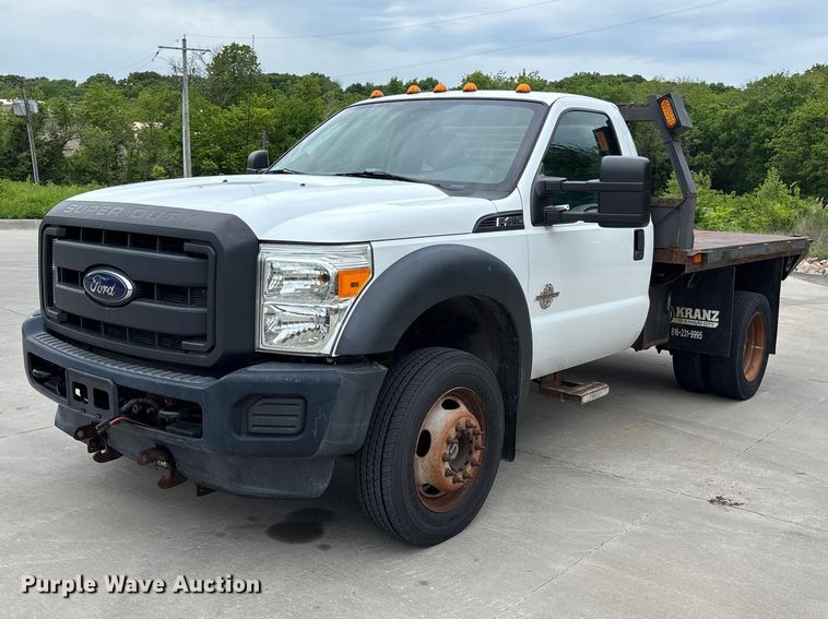 2014 Ford F450 Super Duty dump flatbed truck - FC4634