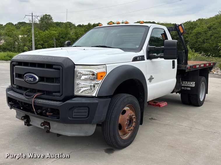 2014 Ford F450 Super Duty dump flatbed truck - FC4637