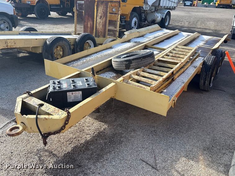 Shop built equipment trailer - FK1309