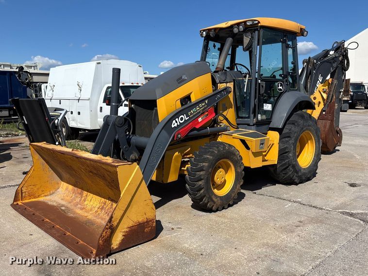 2019 John Deere 410L backhoe - FN5674