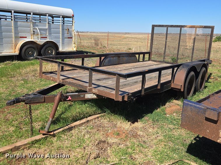 Shop built utility trailer - EW0126