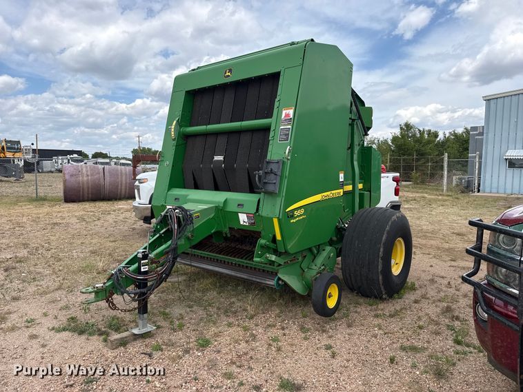 2012 John Deere 569  round baler - EW4513