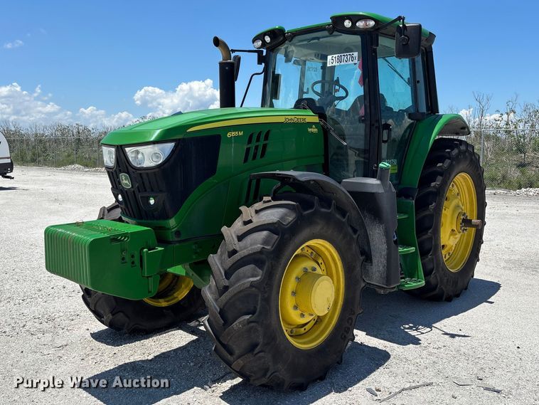 2023 John Deere 6155M MFWD tractor - YA3557