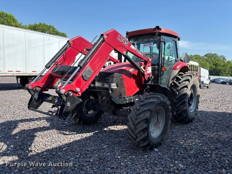 2014 Case 110A MFWD tractor - YA3610