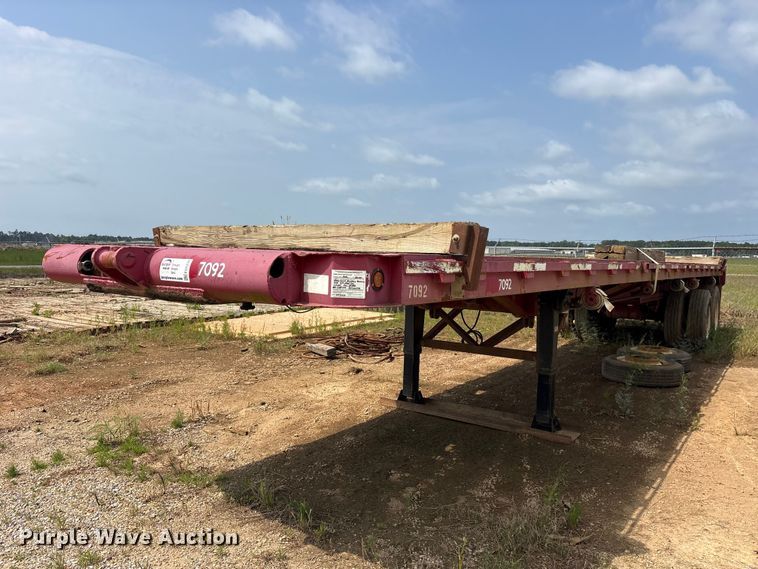 1976 Sontan 11PTW-2-7040SL flatbed trailer - ED5234