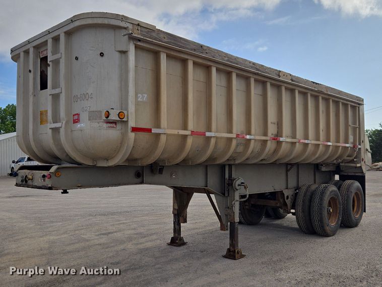 1980 Fruehauf end dump trailer - EW0106