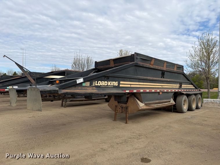 1983 Load king 1827-3AXLE bottom dump trailer - FK0152