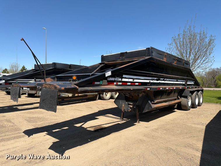 1983 Load king 1827-3 AXLE bottom dump trailer - FK0156