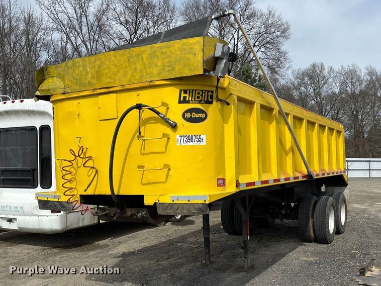 1997 Hilbilt end dump trailer - YA2643