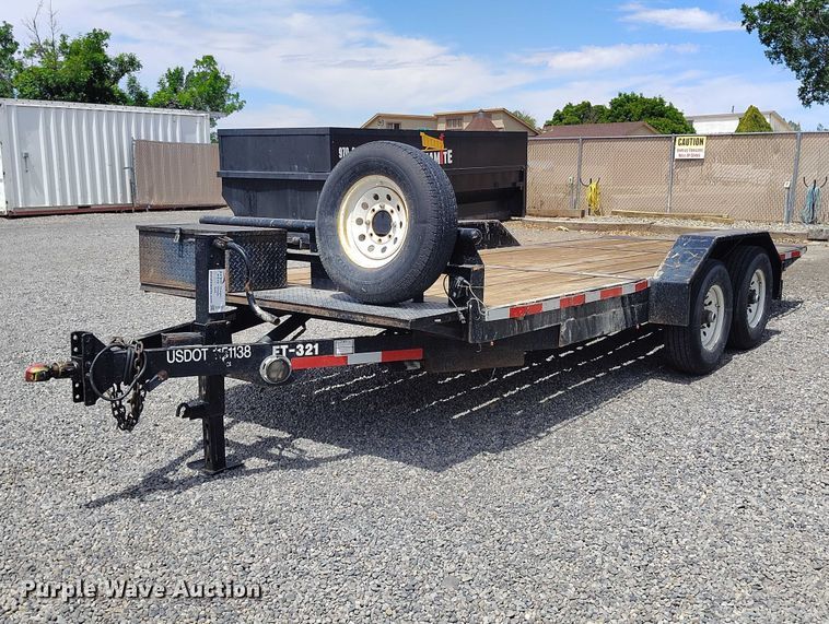 2007 H&H FD 306 tilt deck utility trailer - ED0107