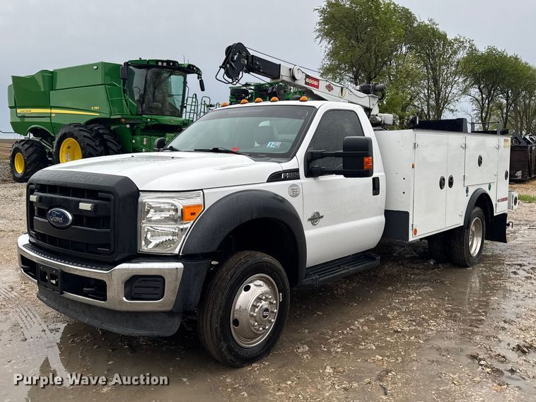 2013 Ford F550 Super Duty utility / service truck - EF2476