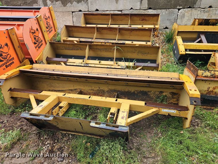 (4) 96" W skid steer box blades - EO7415