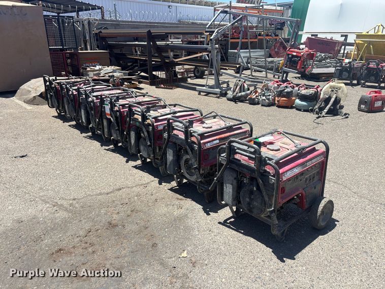 (7) Honda EB6500X generators - ER7609