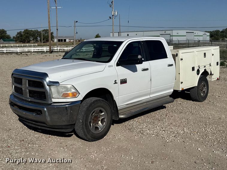 2012 Dodge Ram 2500 Crew Cab utility bed pickup truck - FB7399