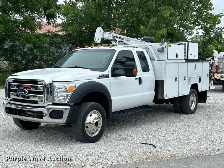2012 Ford F550 Super Duty XLT utility / service truck - FC2685
