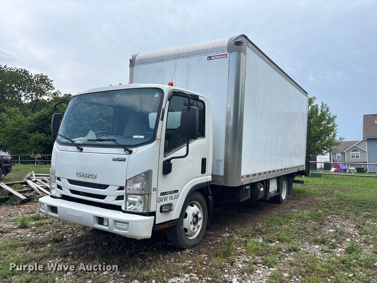 2017 Morgan Isuzu NPR HD box truck - FC4658