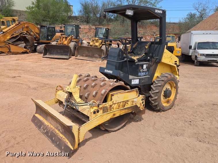 2007 Bomag BW124PDH-3 single drum vibratory roller - EB1457