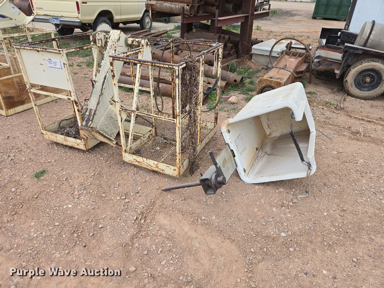 (2) aerial lift basket - EB1466
