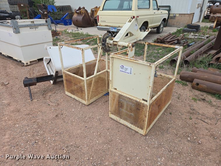 (2) aerial lift basket - EB1467