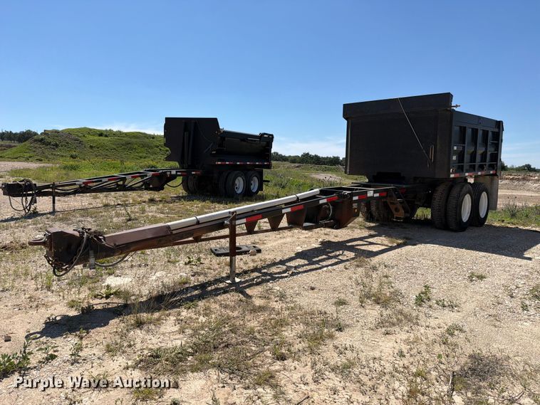 2005 Davis end dump pup trailer - ED5292