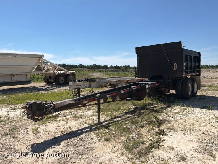 2005 Davis end dump pup trailer - ED5293