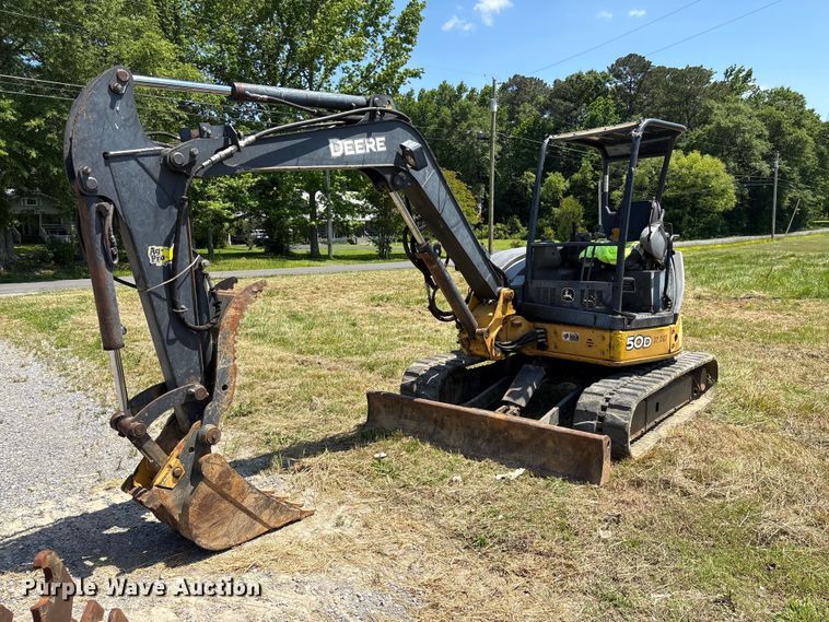 2008 John Deere 50D mini excavator - EF1173