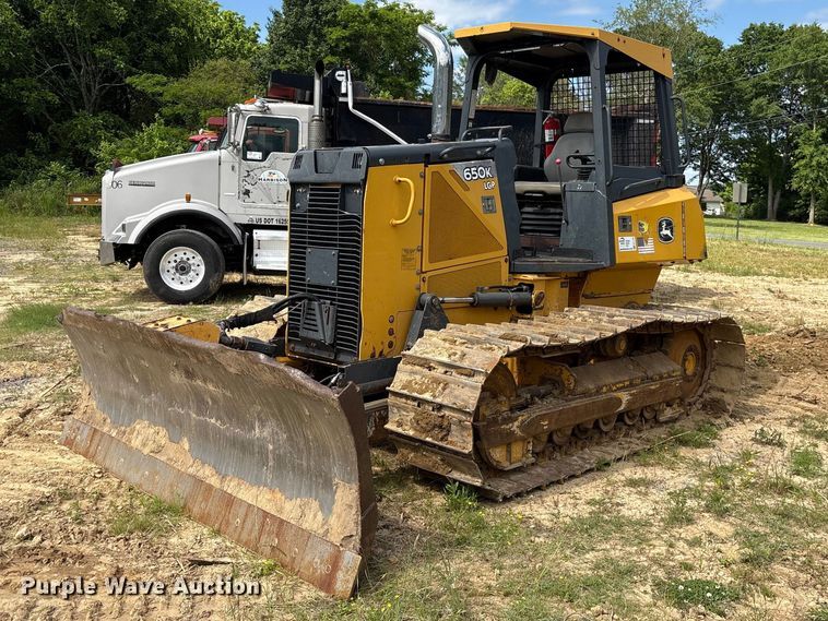 2012 John Deere 650K LGP dozer - EF1176