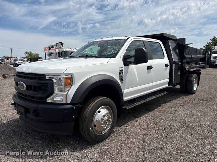 2020 Ford F450 Super DUty Crew Cab dump truck - EG9037