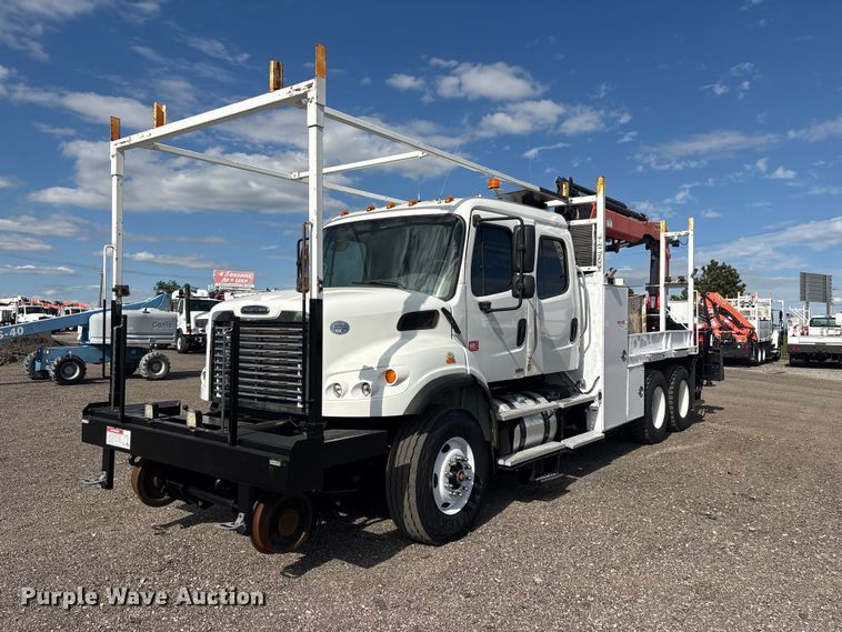 2012 Freightliner Business Class M2 Crew Cab crane truck - EG9069