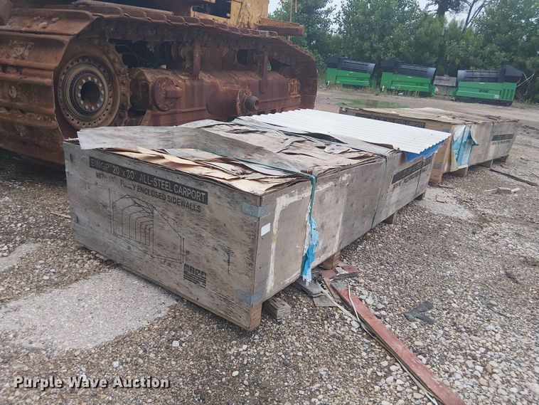 2024 Valley Pioneer MSC2030F steel carport - EH4135