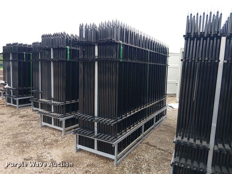(22) 10' Wrought Iron Site Fence - EH4159