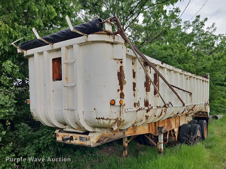 1979 Fruehauf ND1-F2-22'71/2DB5-24 end dump trailer - EO7355