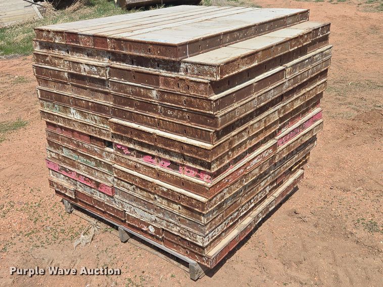 (6) pallets of concrete forms - ER1559