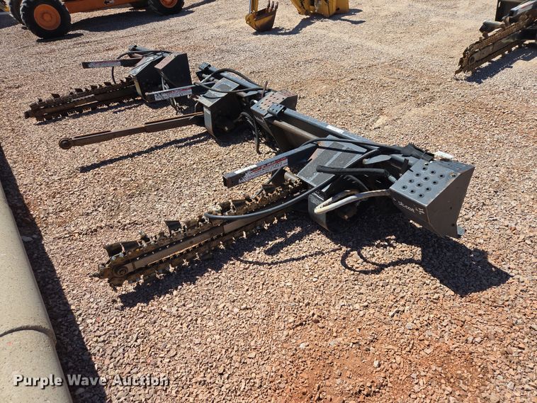 (3) Bobcat LT204 skid steer trenchers - ER1576