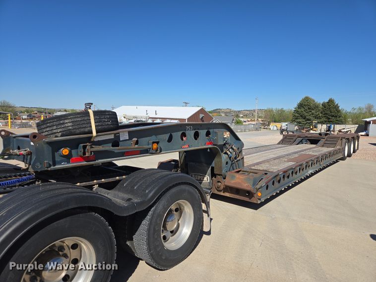 1990 Aspen lowboy equipment trailer - ER1579