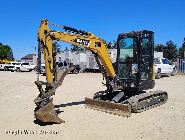 2019 Sany SY35U mini excavator - EW1014