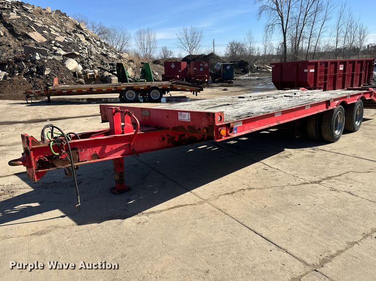 1997 Trail King Industries TK20 equipment trailer - FK1683