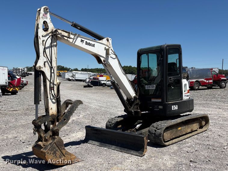 2018 Bobcat E50 mini excavator - YA3526