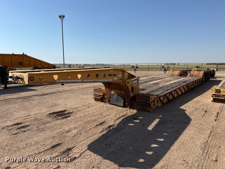 1999 Trail King TK110HDG-533 lowboy equipment trailer - GP9660
